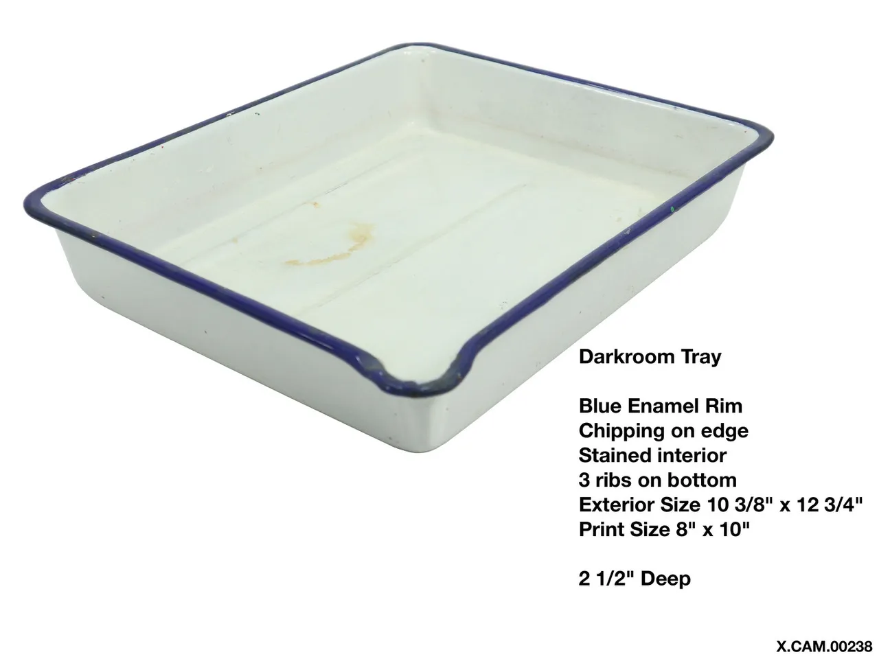 Developing Tray Enamel 8x10 Stain