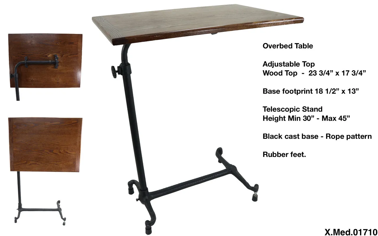 Wood Over the Bed Table #3