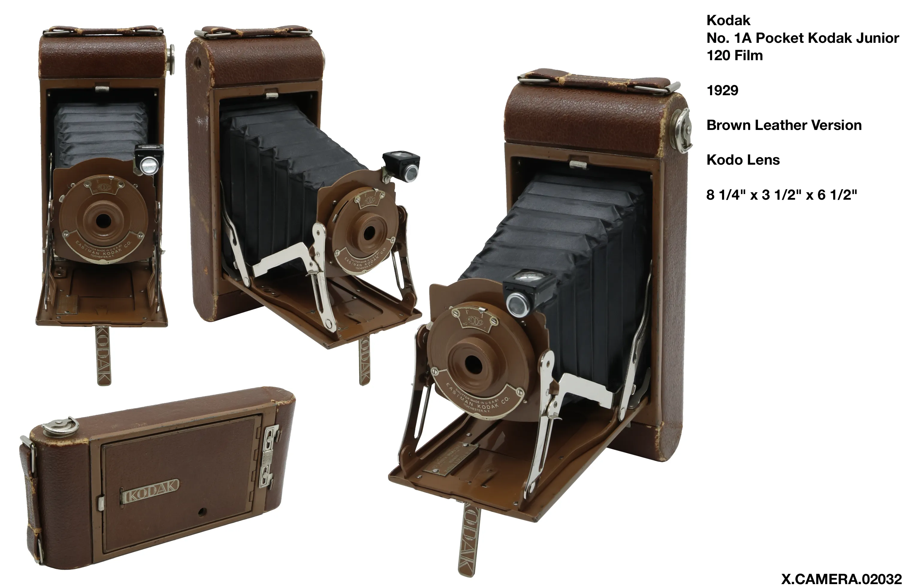 Kodak No. 1A Pocket Kodak Junior Brown