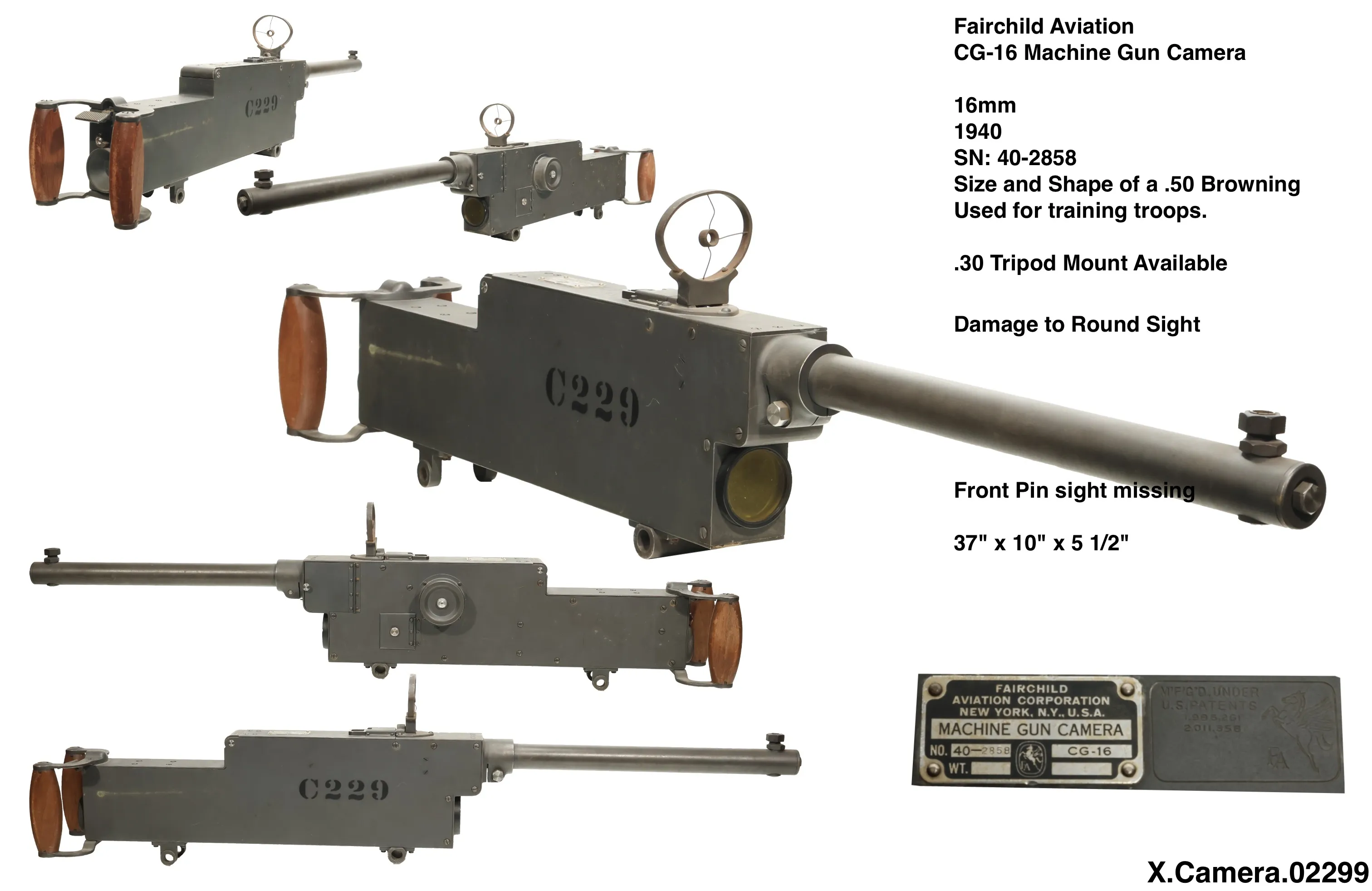 Fairchild Machine Gun Camera