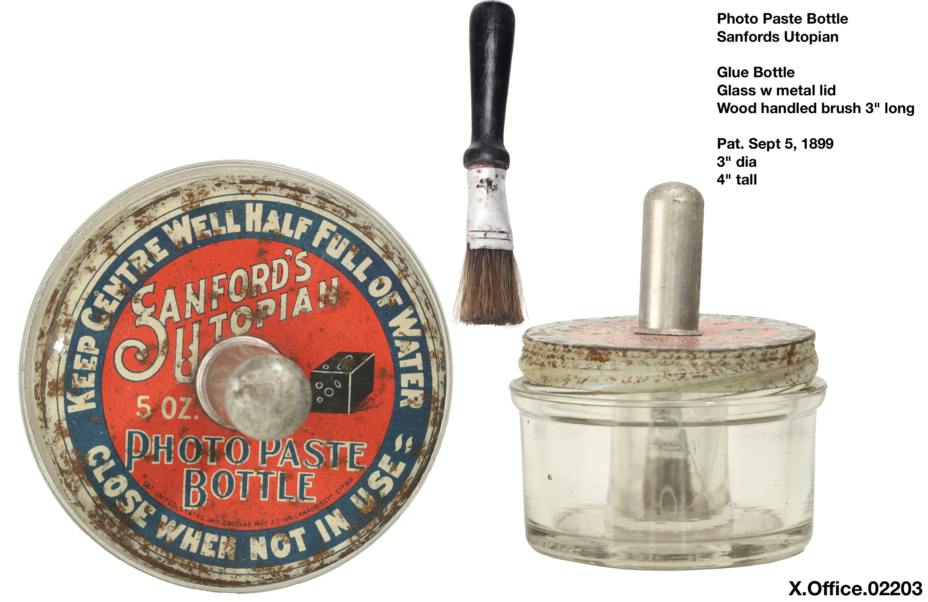 Sanford Photo Paste Bottle