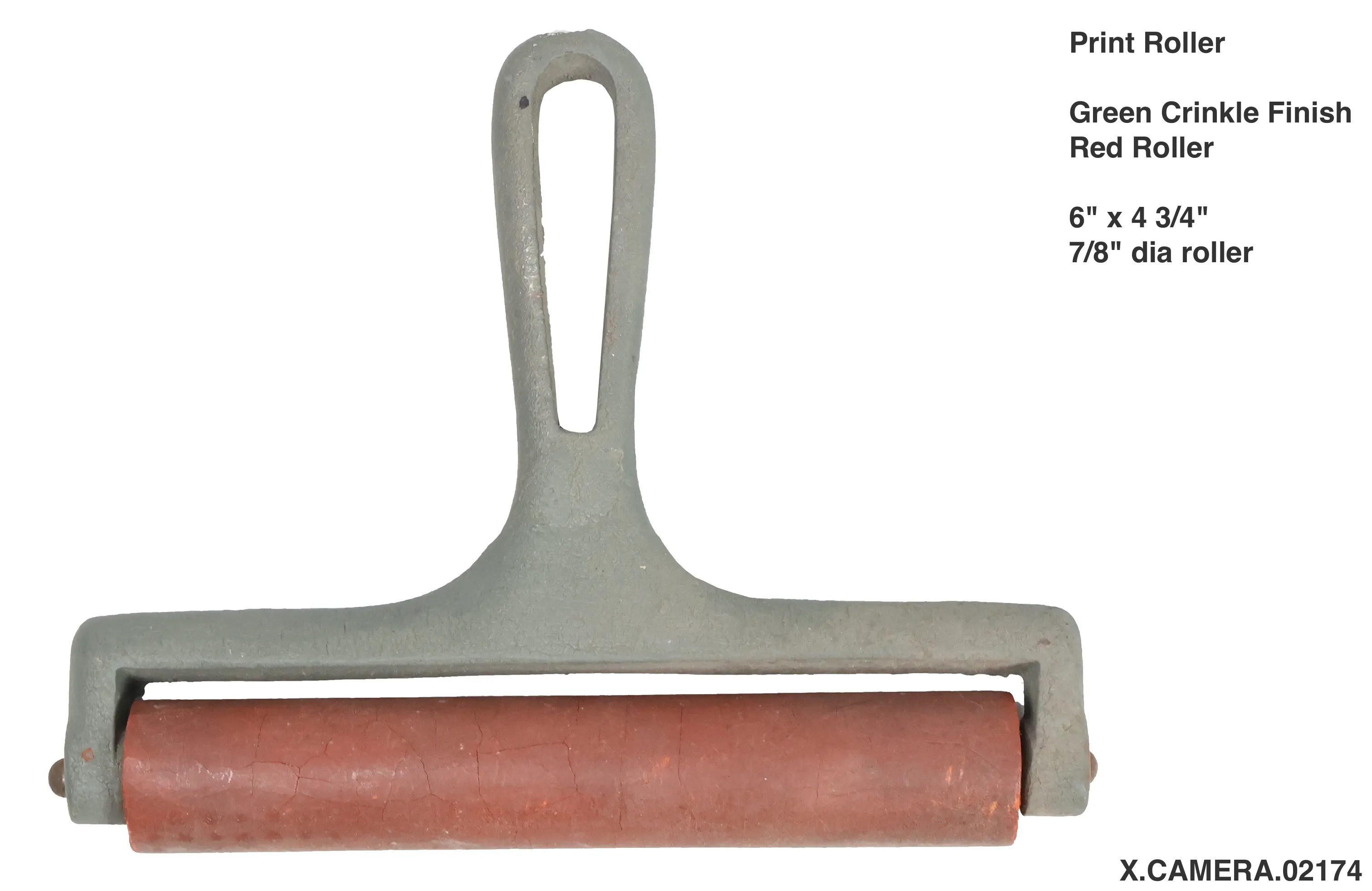 Print Roller Green Metal