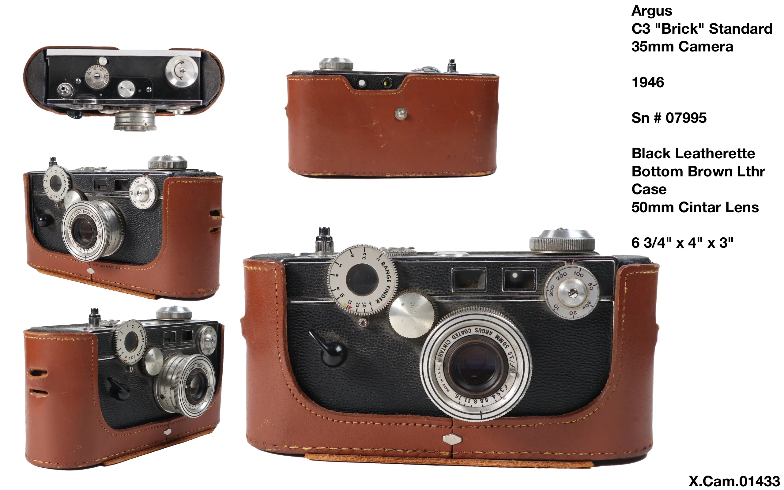 Argus C3 Standard Black W Case 