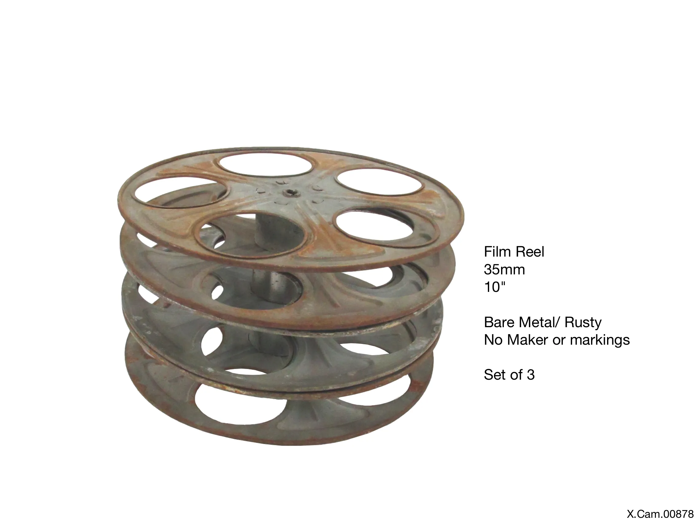 Film Reel Set of 3 35mm