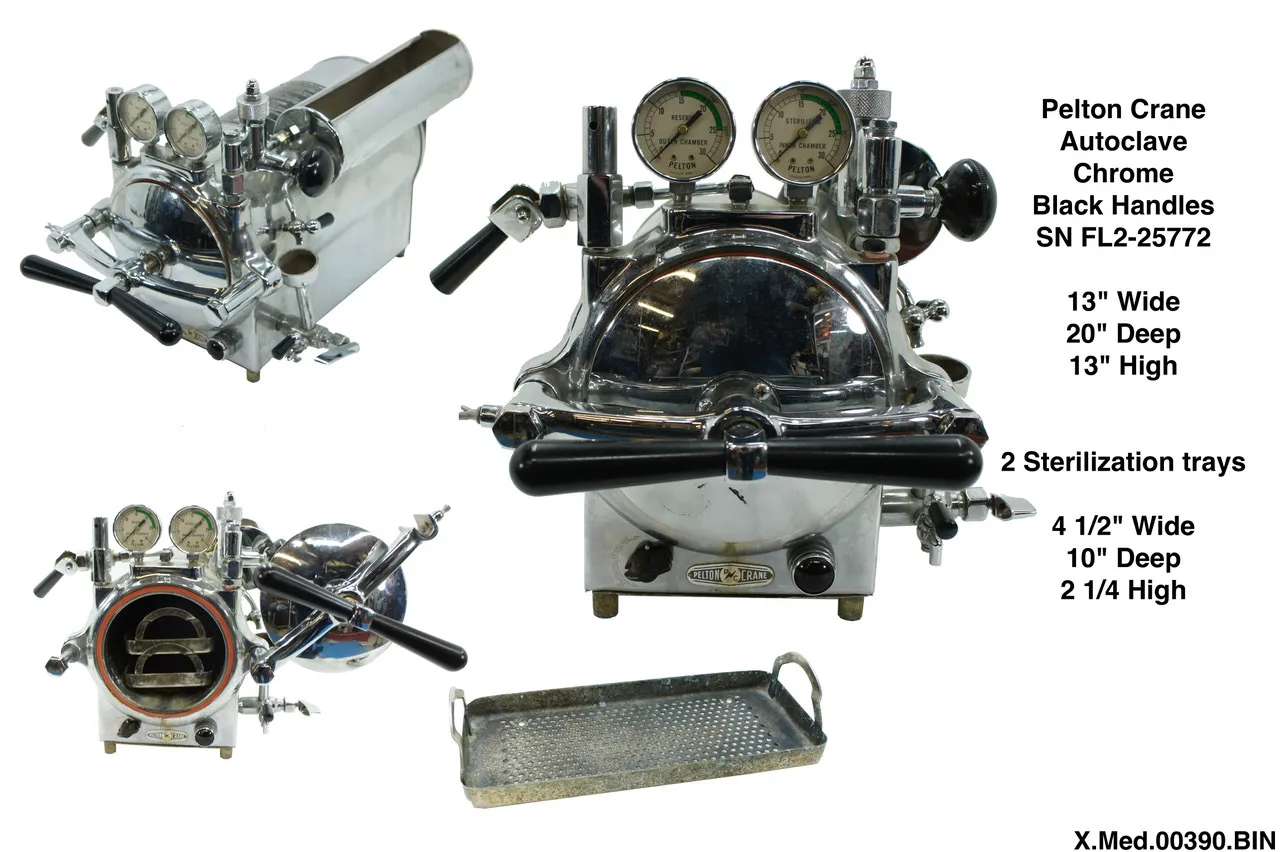 Pelton Crane Autoclave Sterilizer
