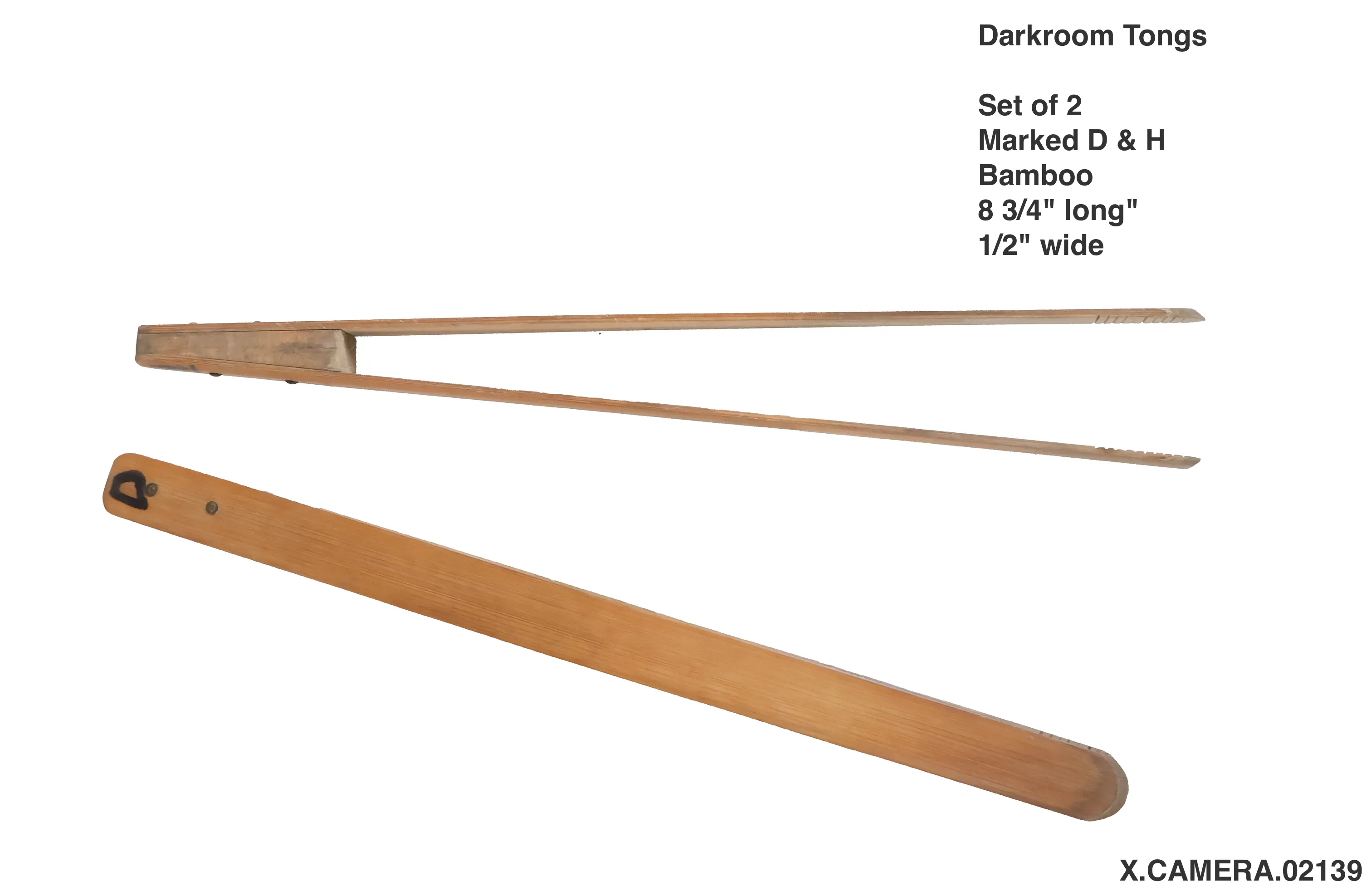 Darkroom Tongs Set of 2 D&H