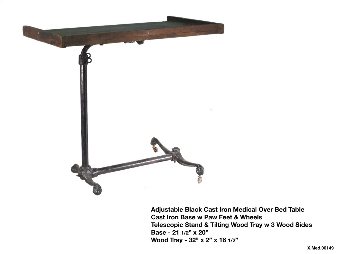 Wood Over The Bed Table #1