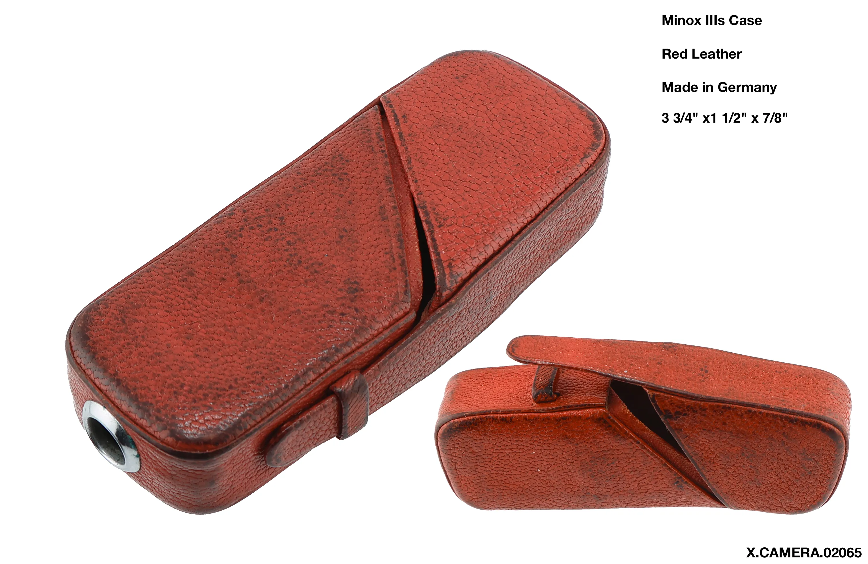 Minox IIIs Leather Case Red