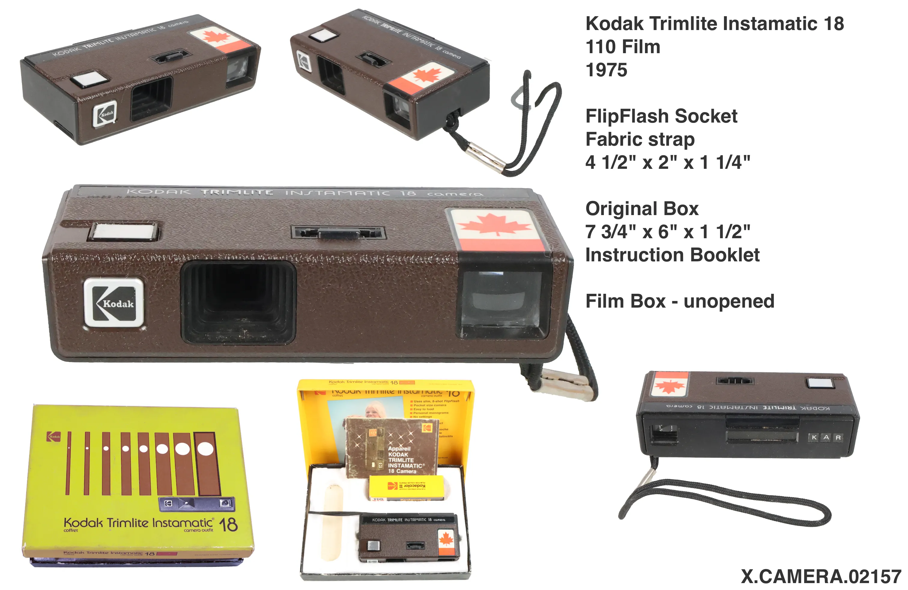 Kodak Trimlite Instamatic 18 With Box