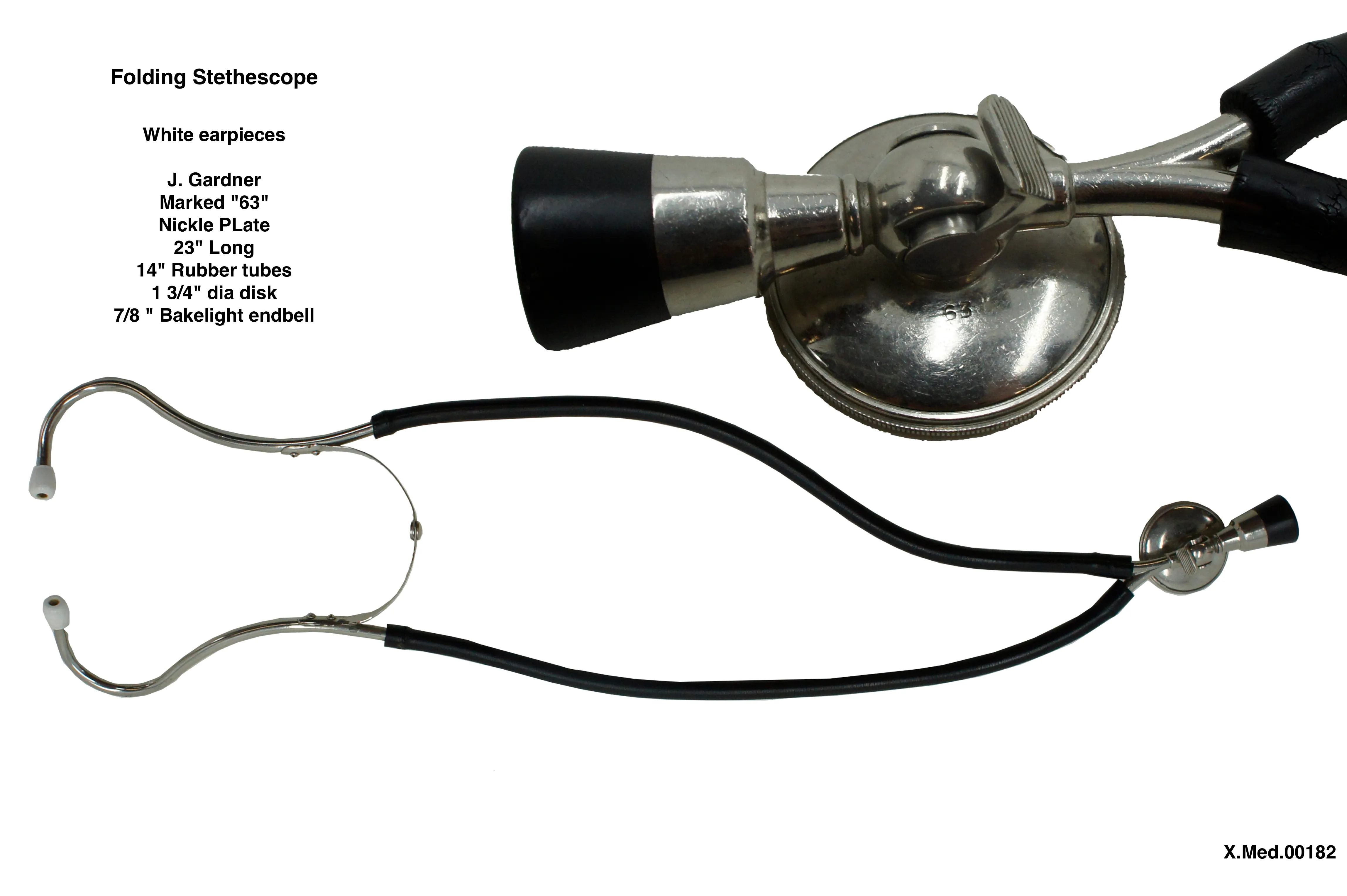 Folding Stethoscope J Gardner