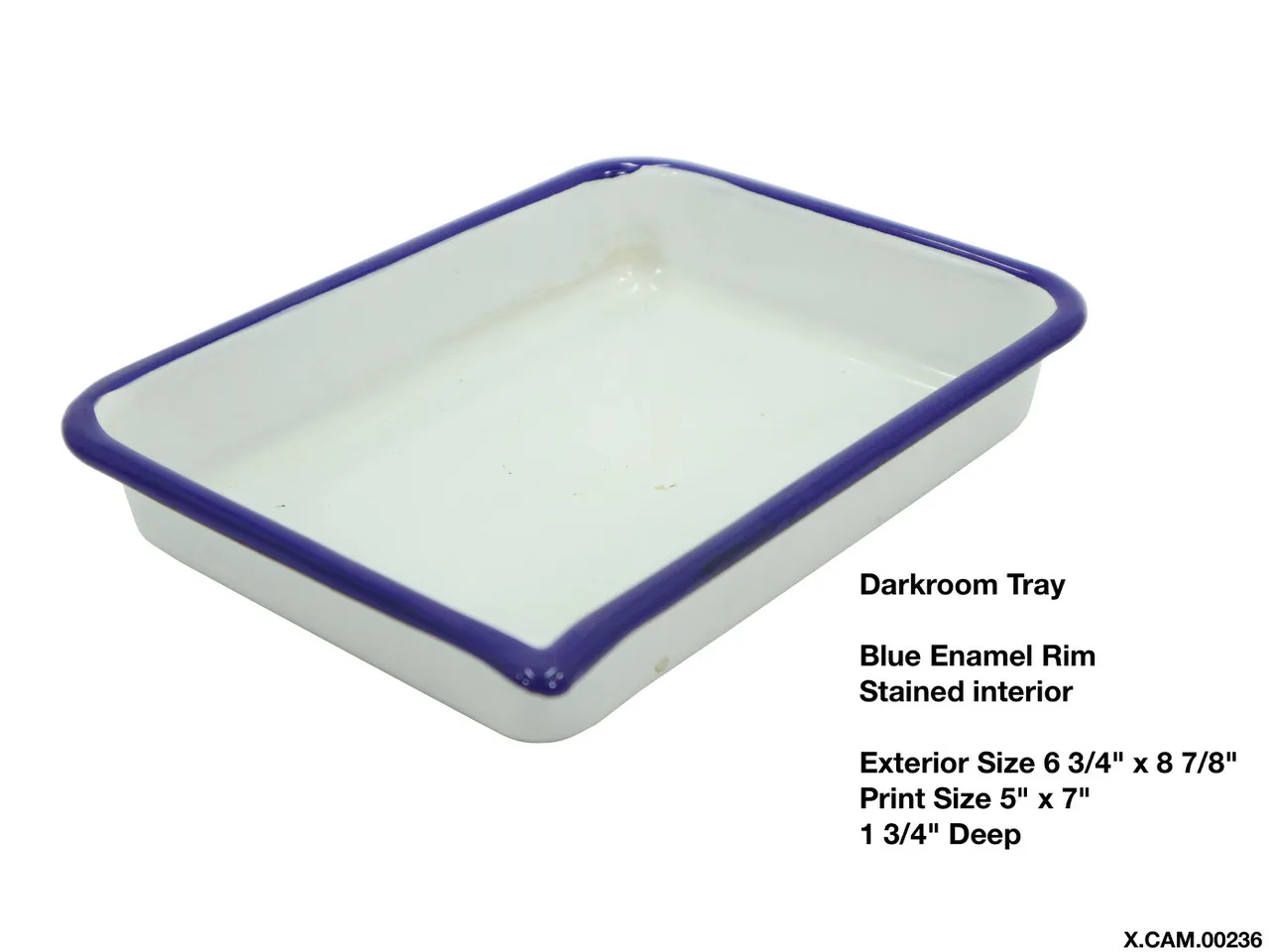 Developing Tray Enamel 5x7 #2