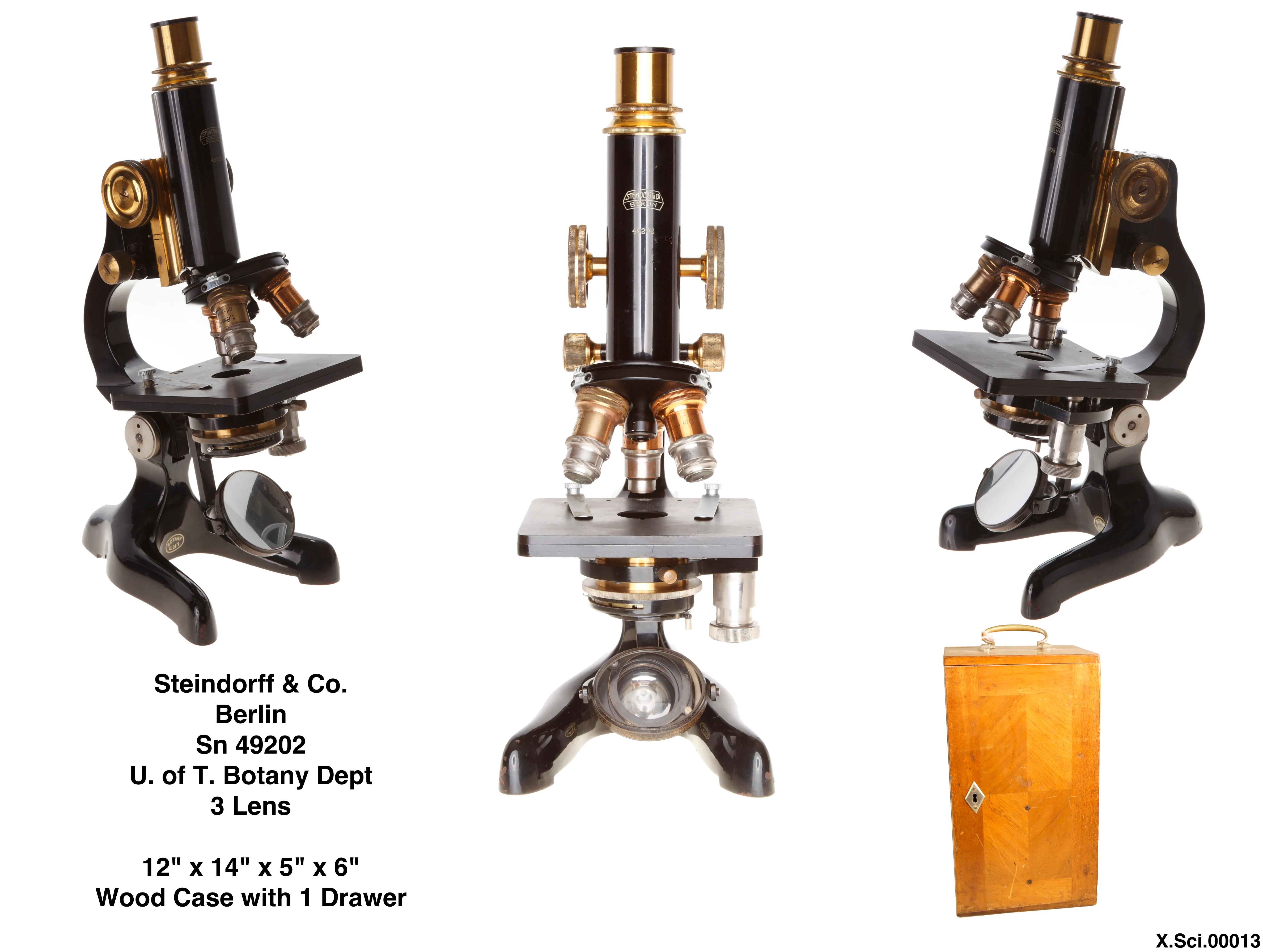 Steindorff & Co 3 Lens Microscope #1