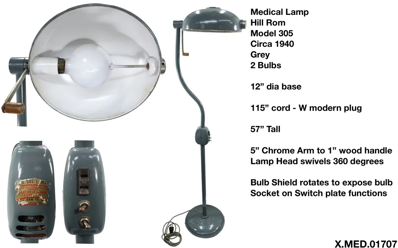 Hill Rom 305 Medical Lamp