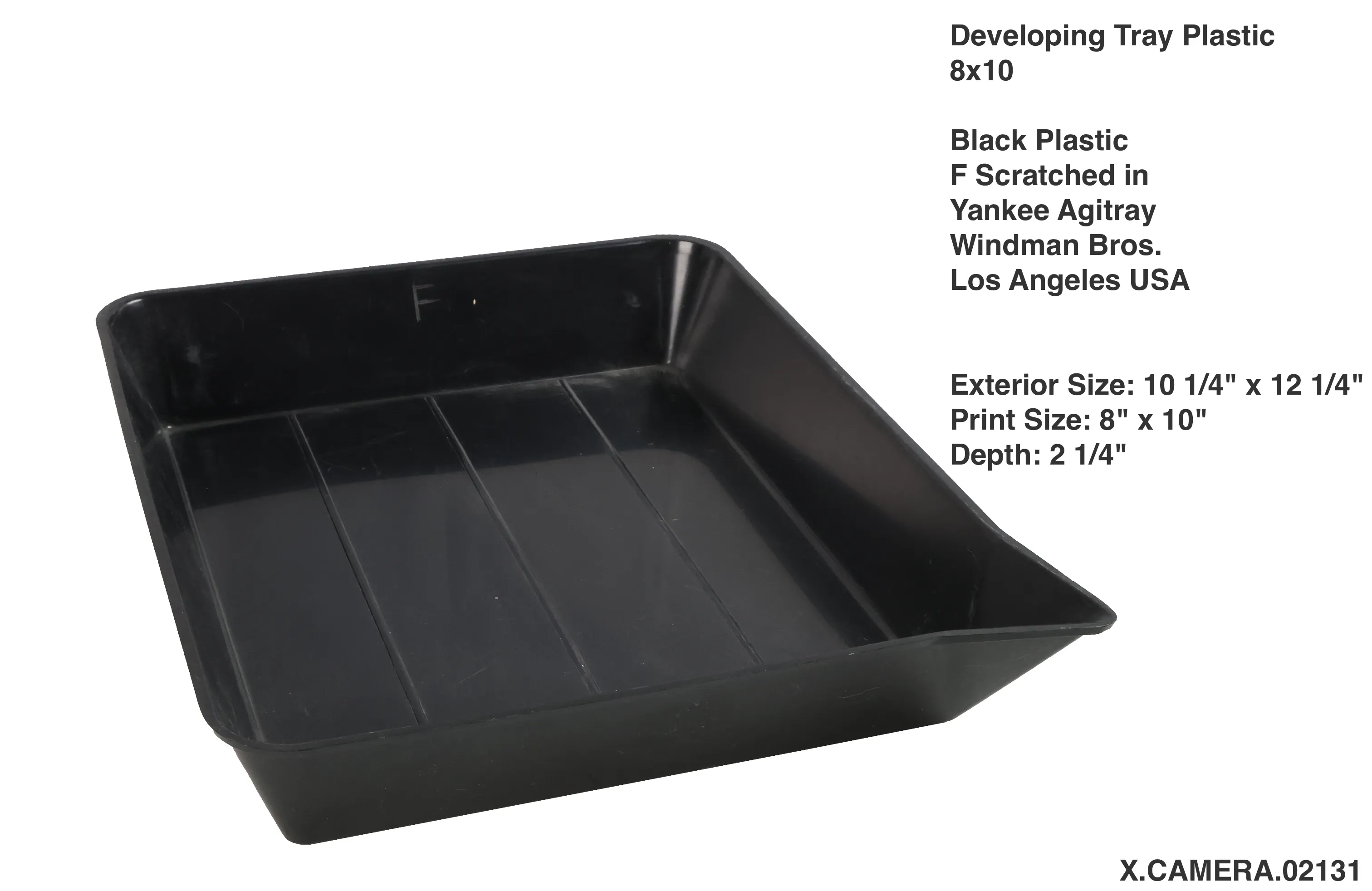 Developing Tray 8x10 Plastic