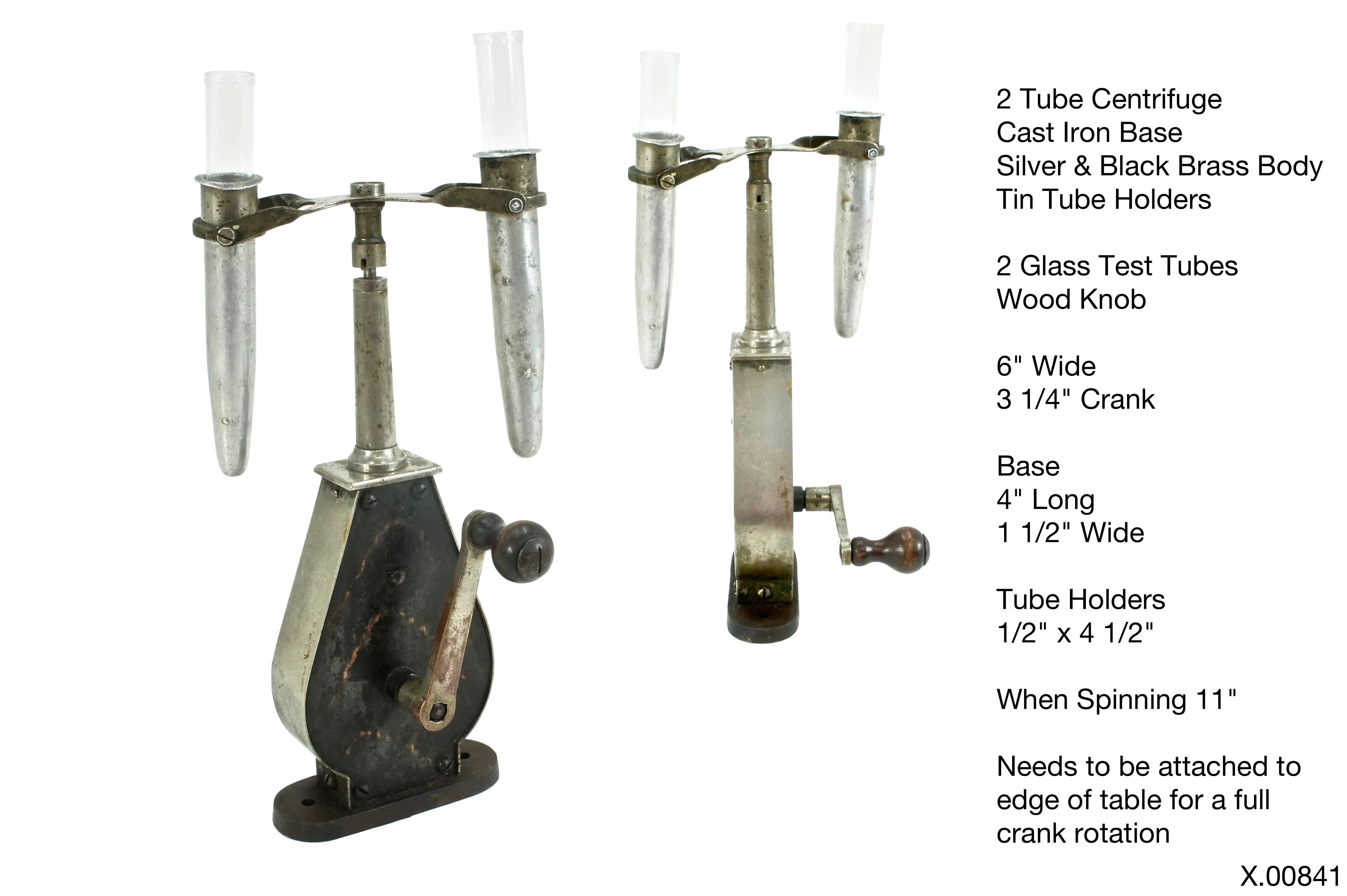Centrifuge Hand Crank