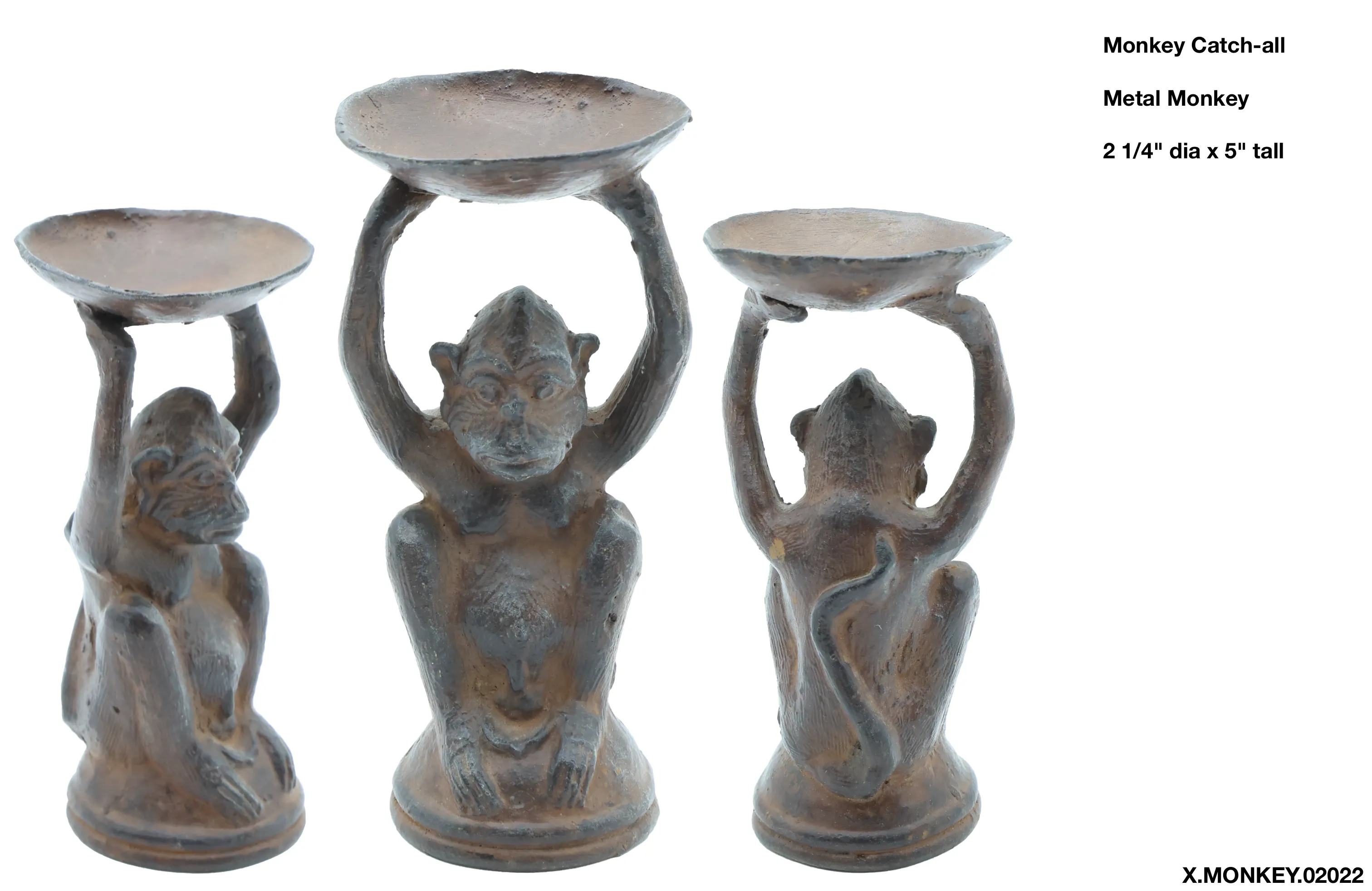 Metal Catchall Monkey