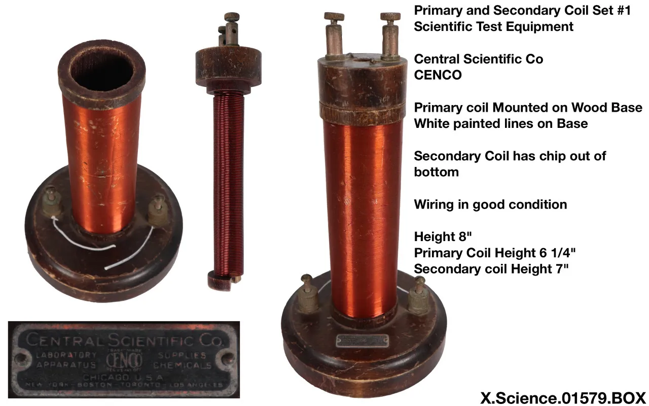 Cenco Transformer Coil Set #1 