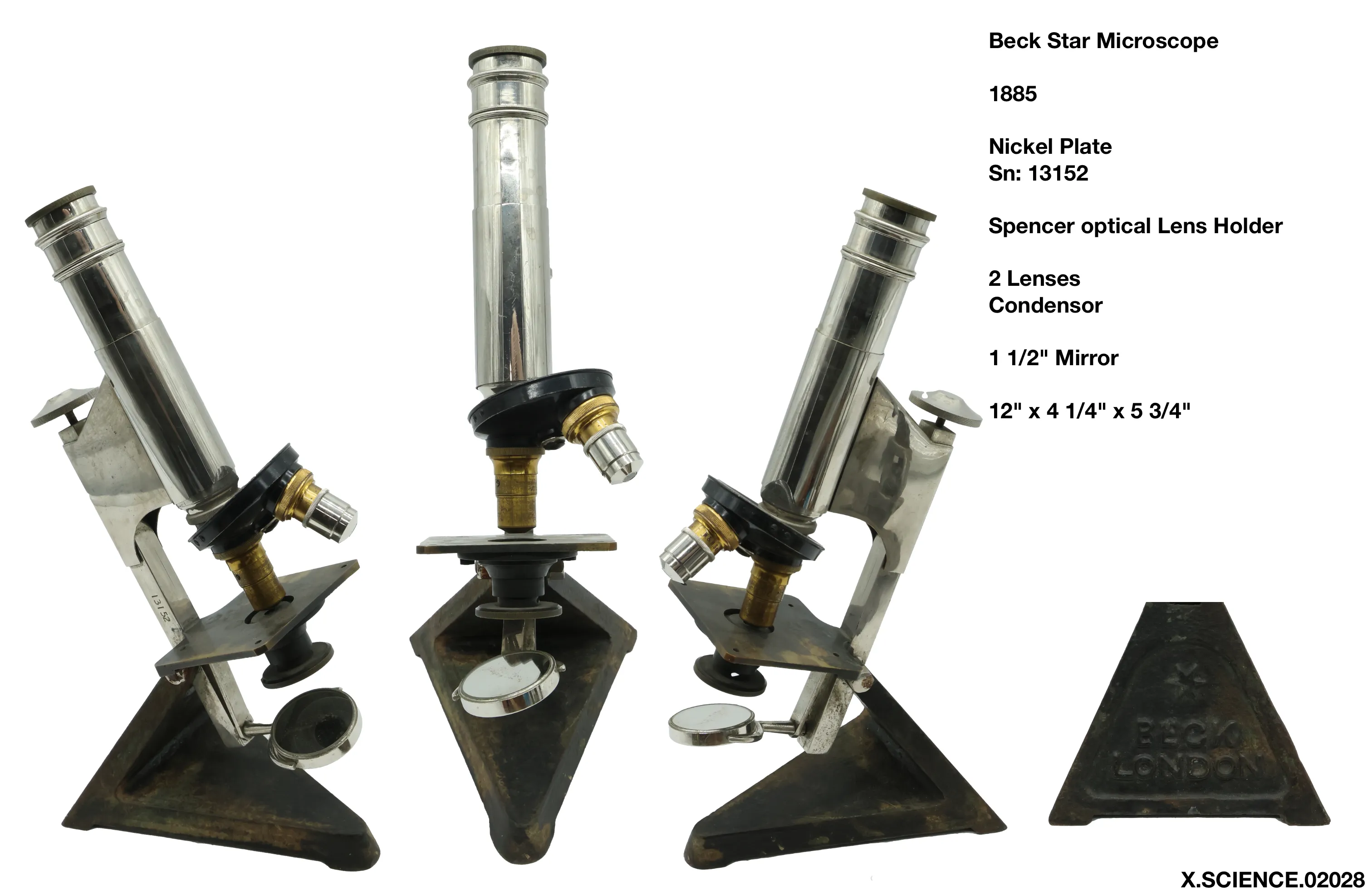 Beck Star Nickel Microscope