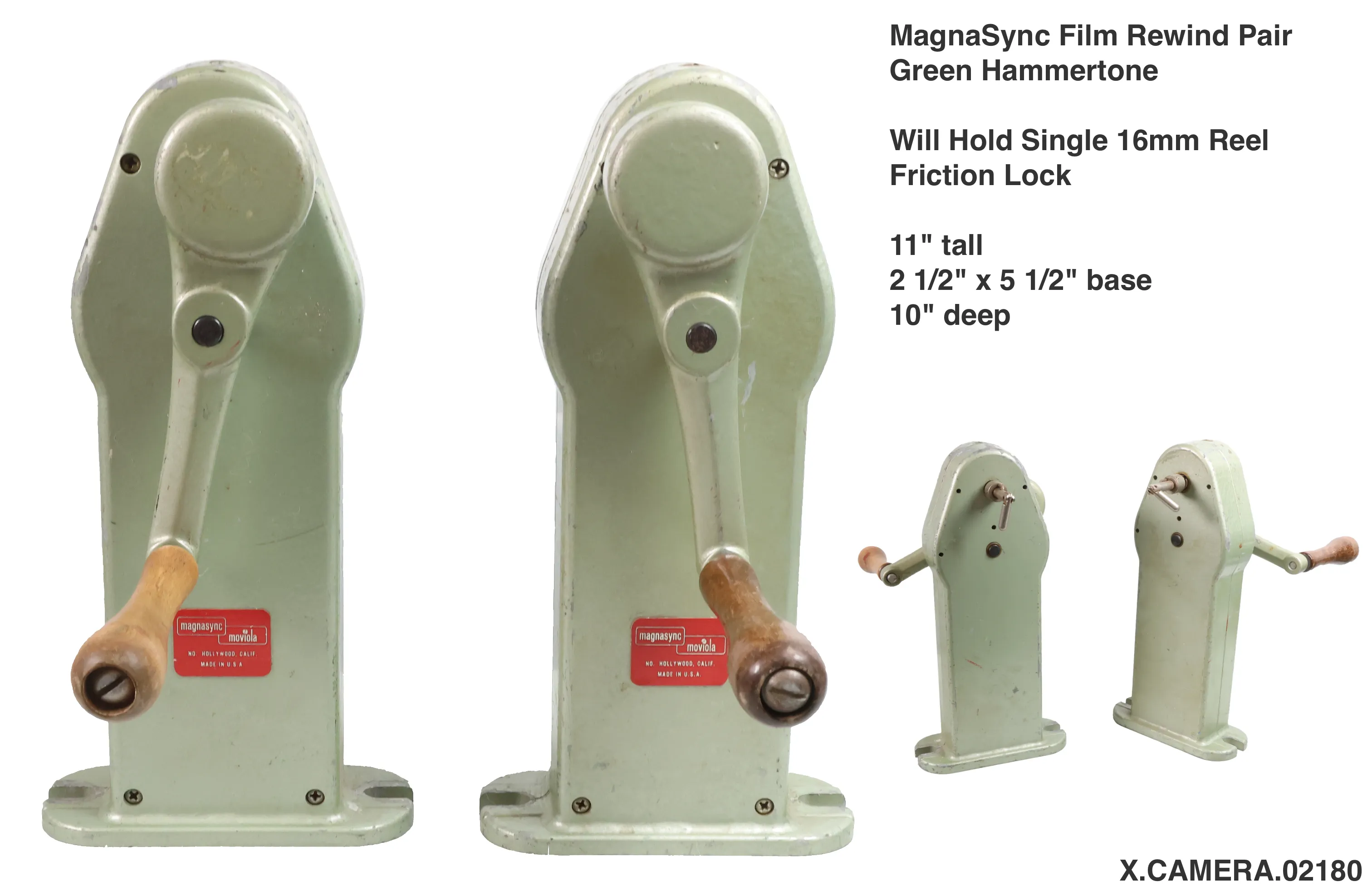 Magnasync Film Rewinds Pair