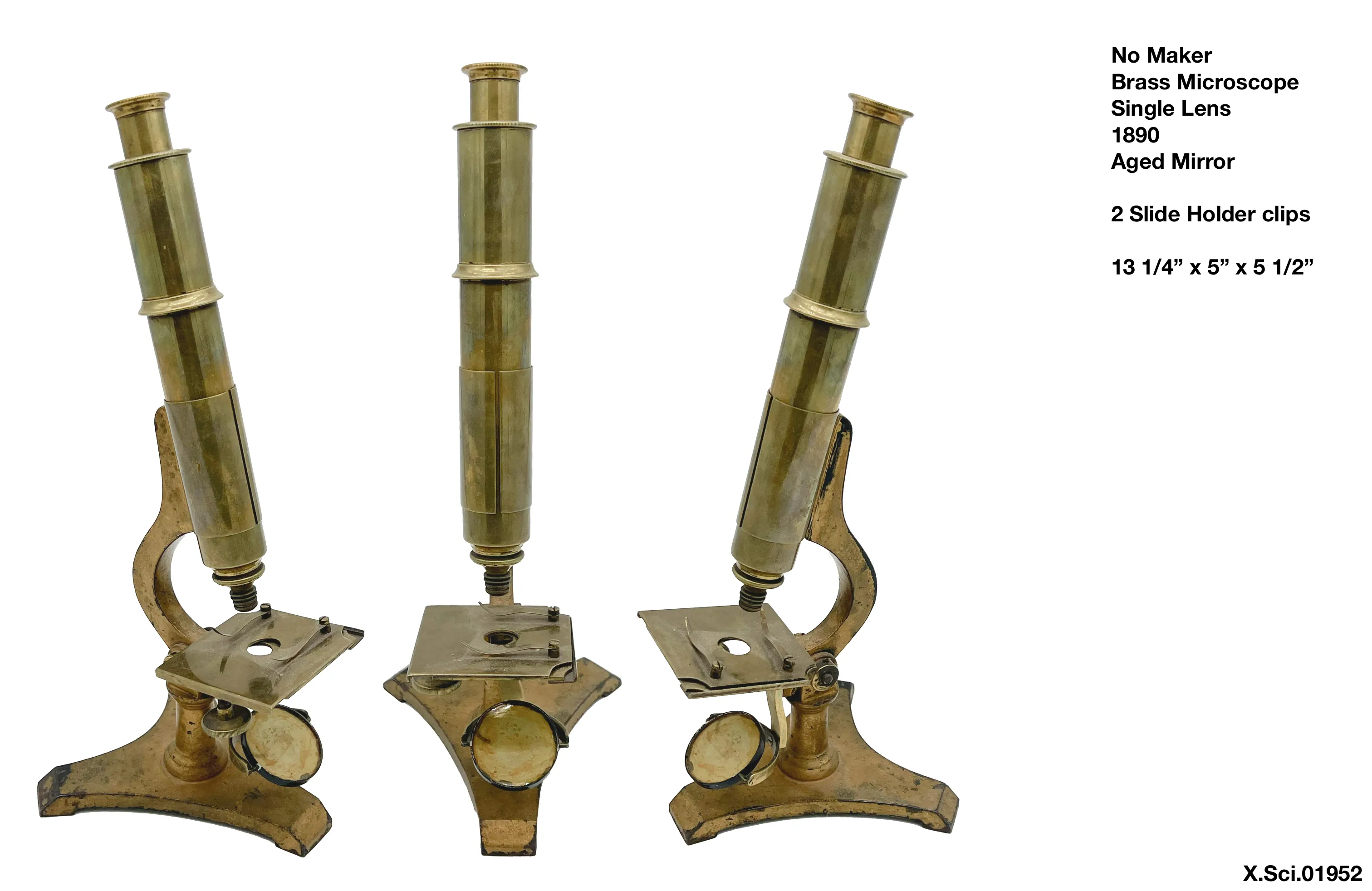 Brass Single Lens Microscope #