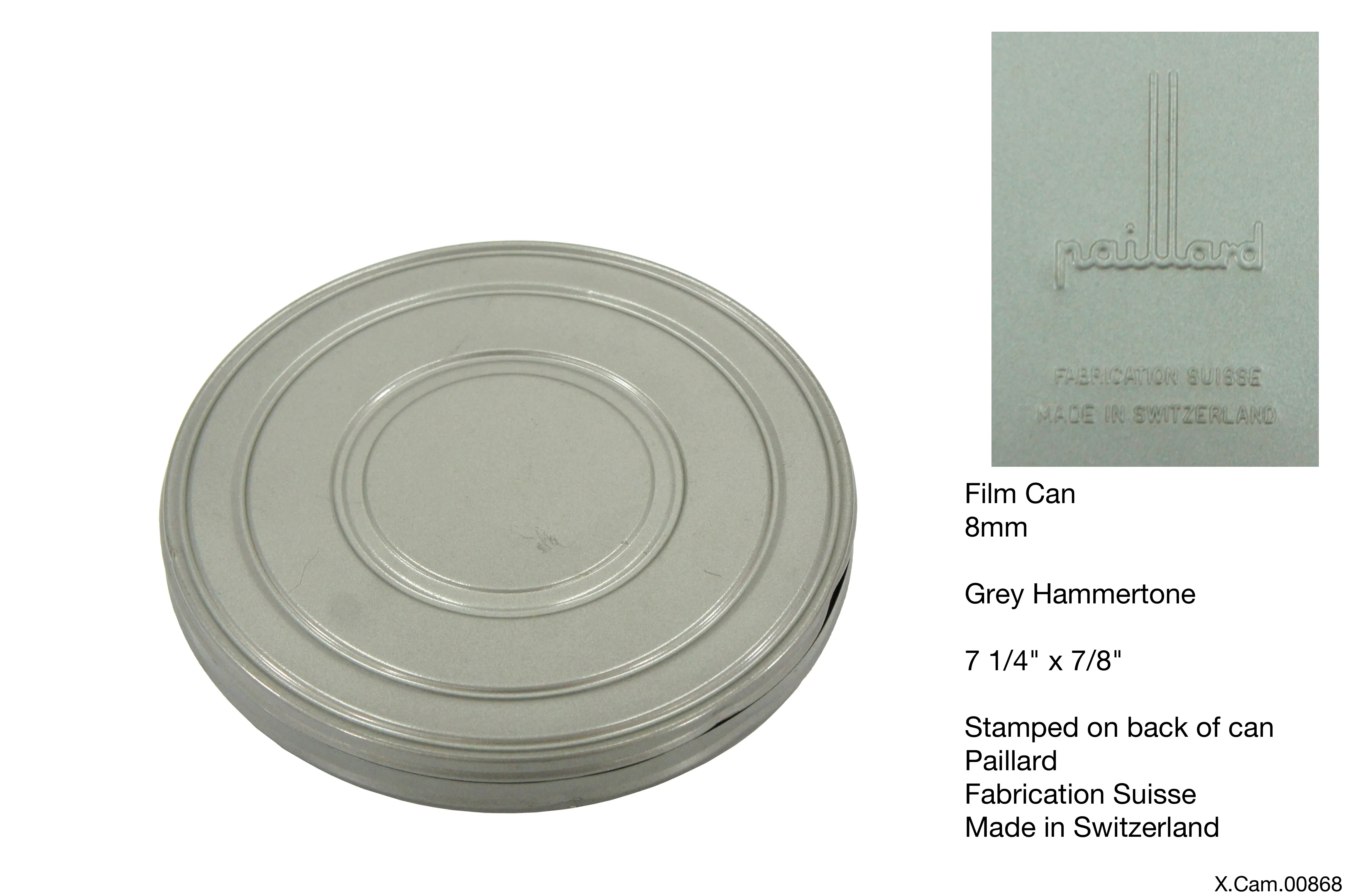 Paillard Film Can 8mm