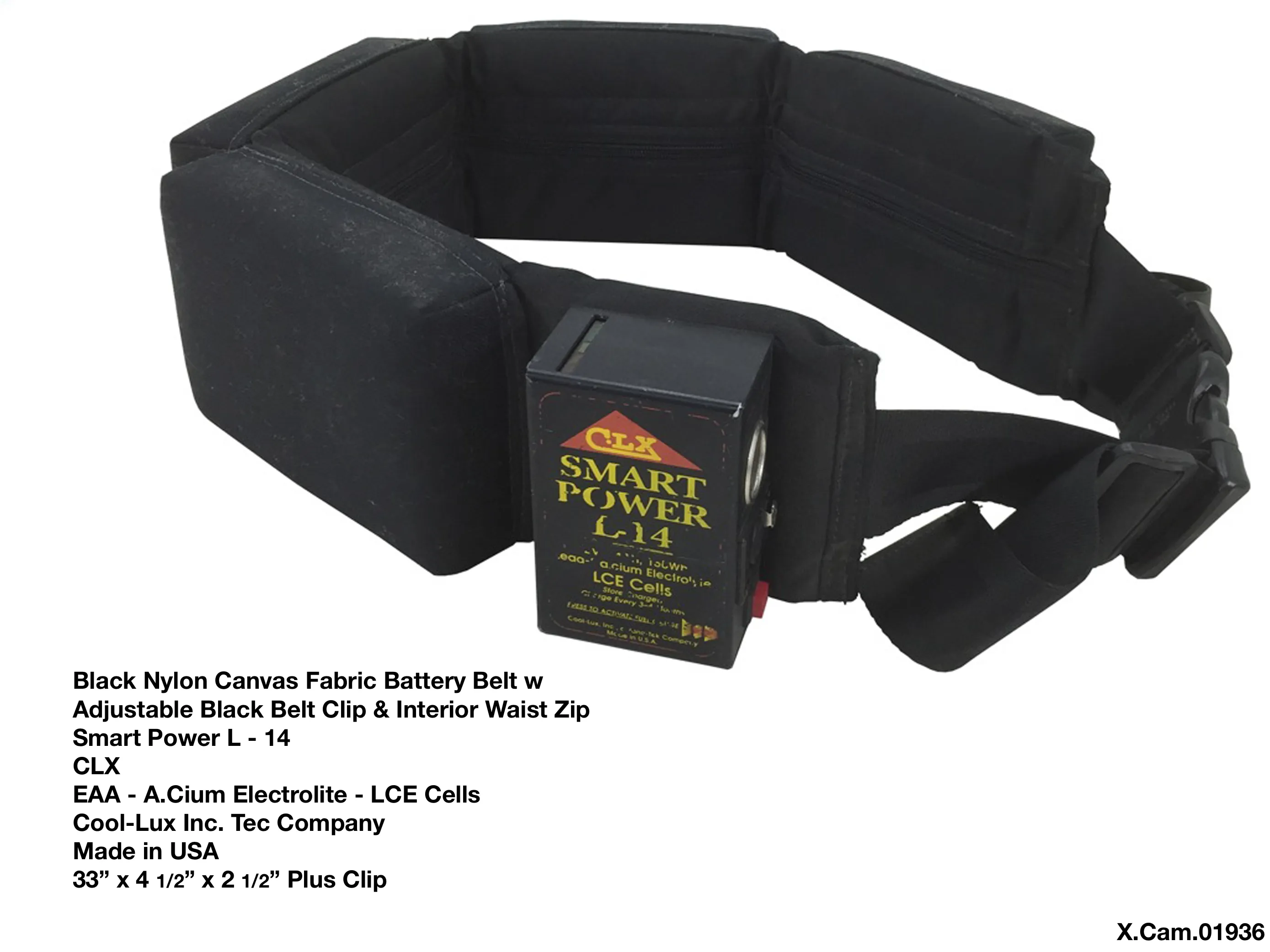 CLX Nylon Battery Belt