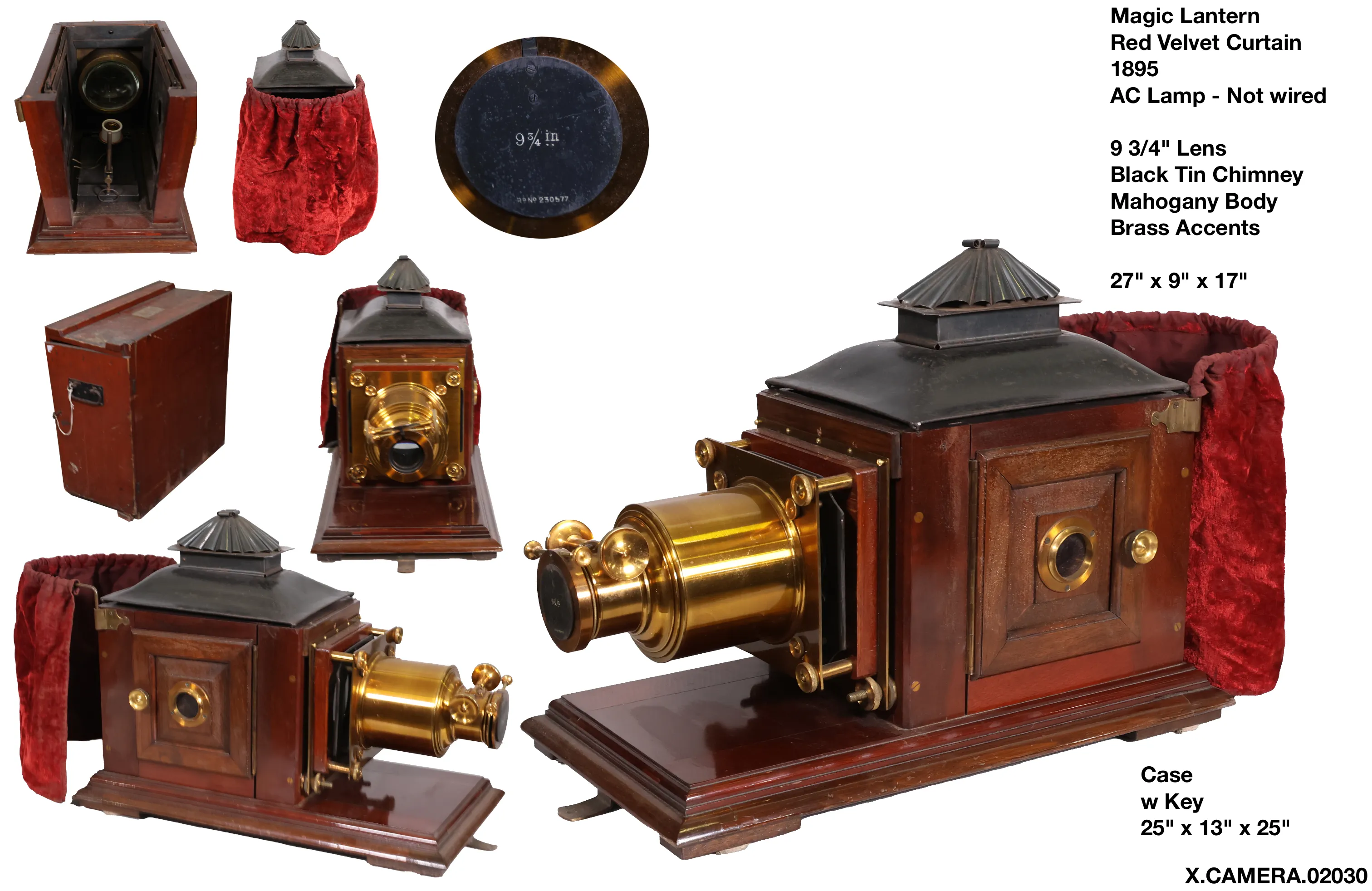 Magic Lantern W Velvet Curtain