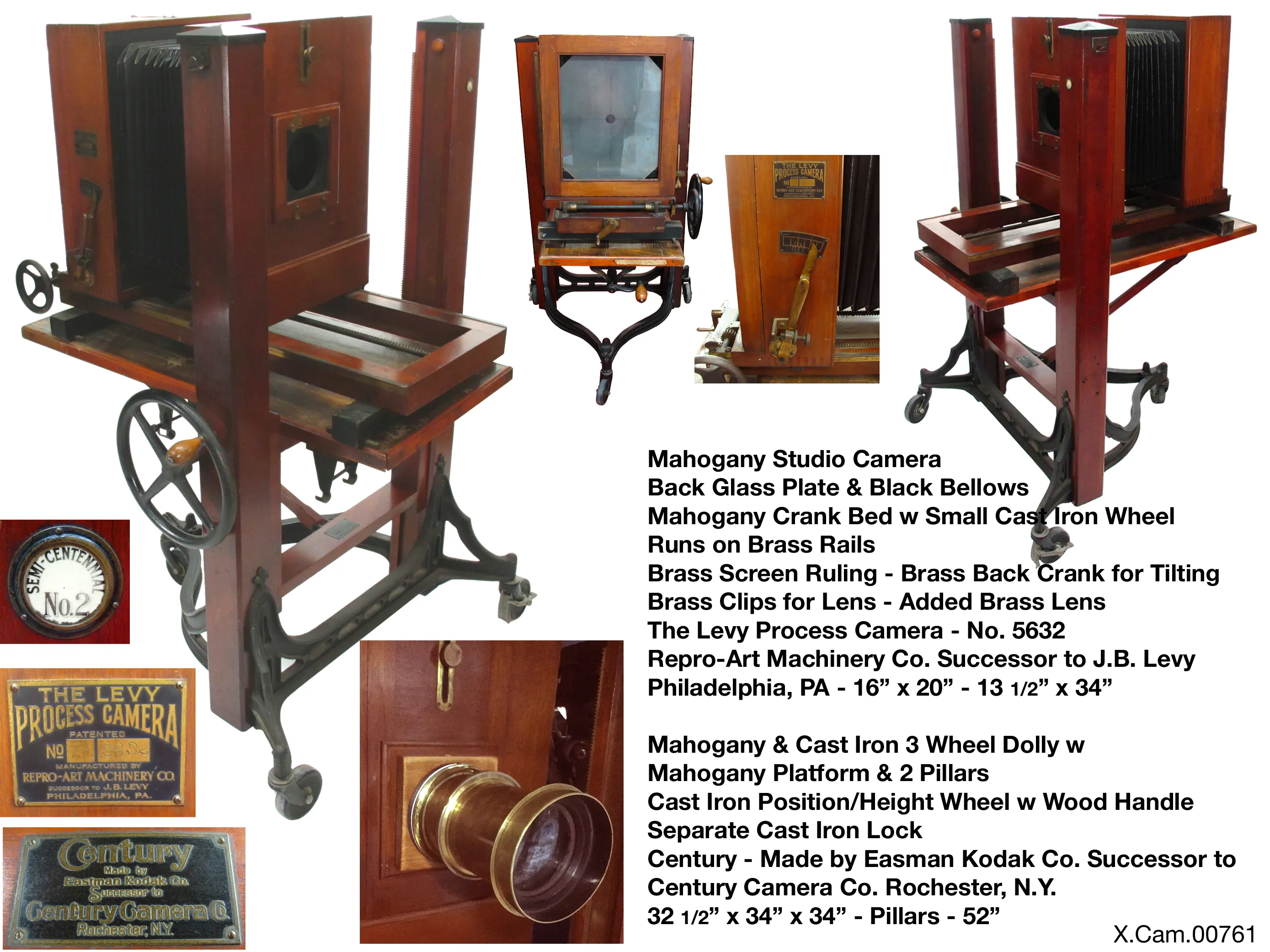 Levy Studio Camera & Century Stand