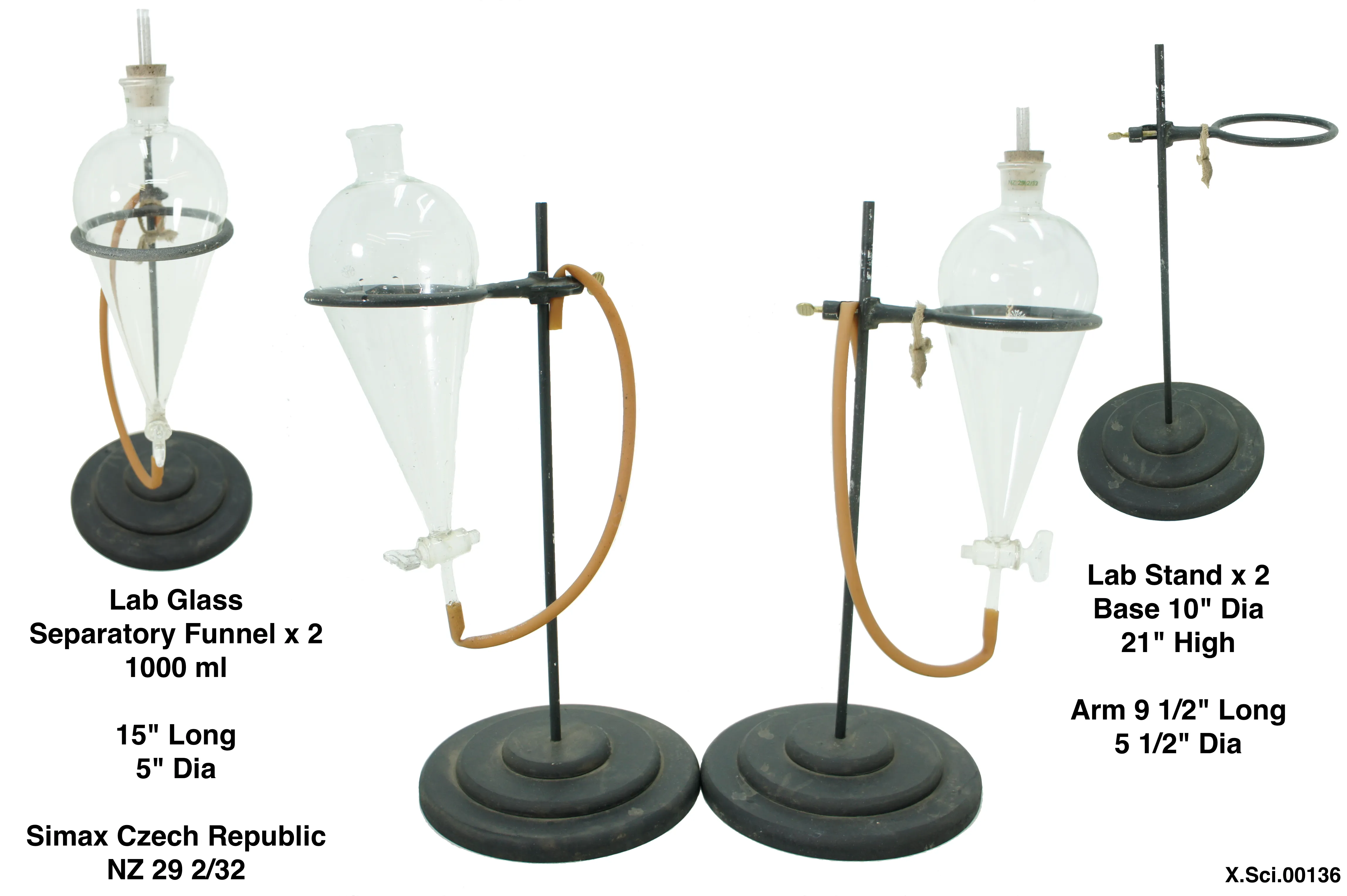 Separatory Funnel Set of 2