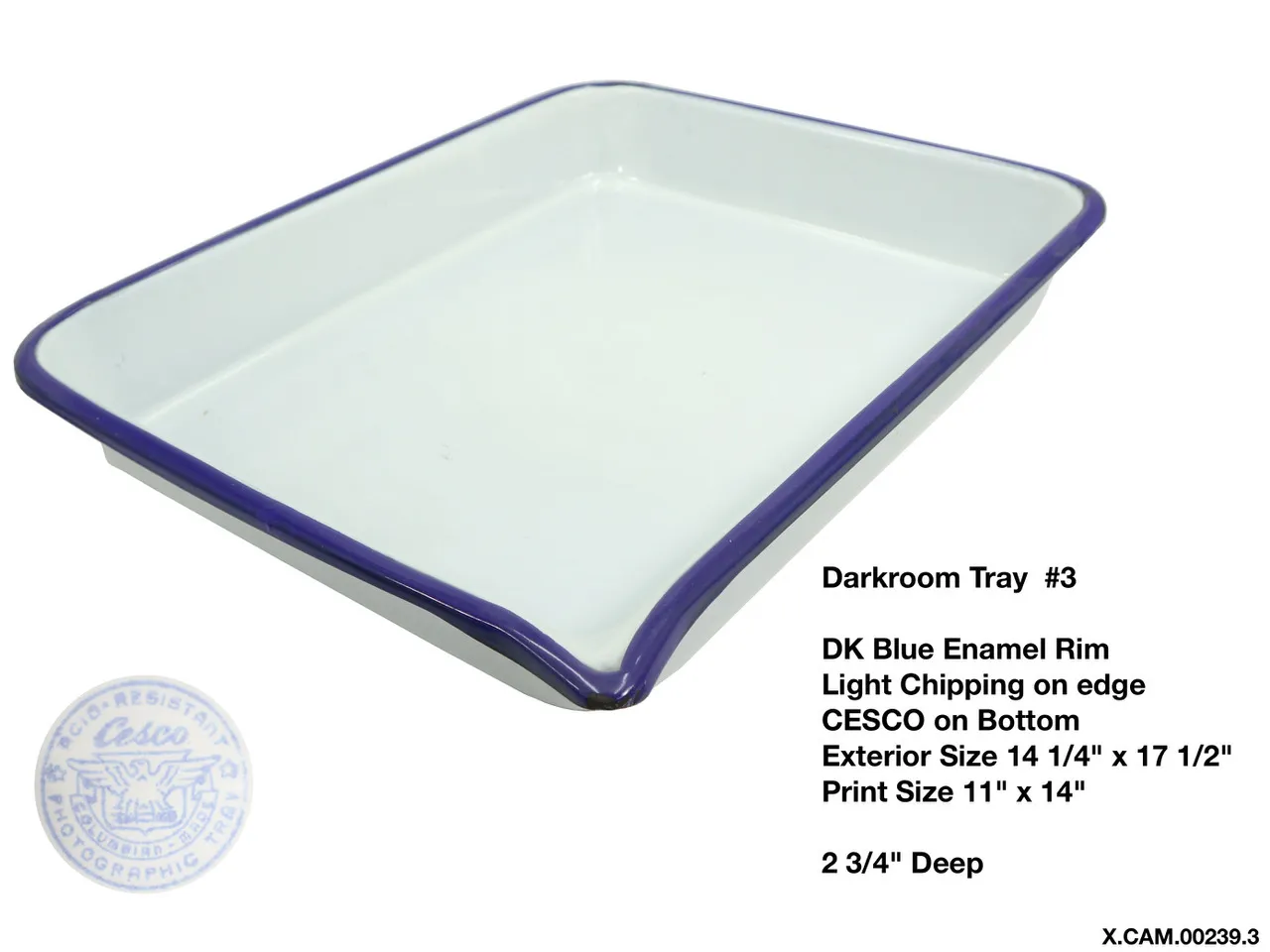 Developing Tray Enamel 11x14 3 of 3