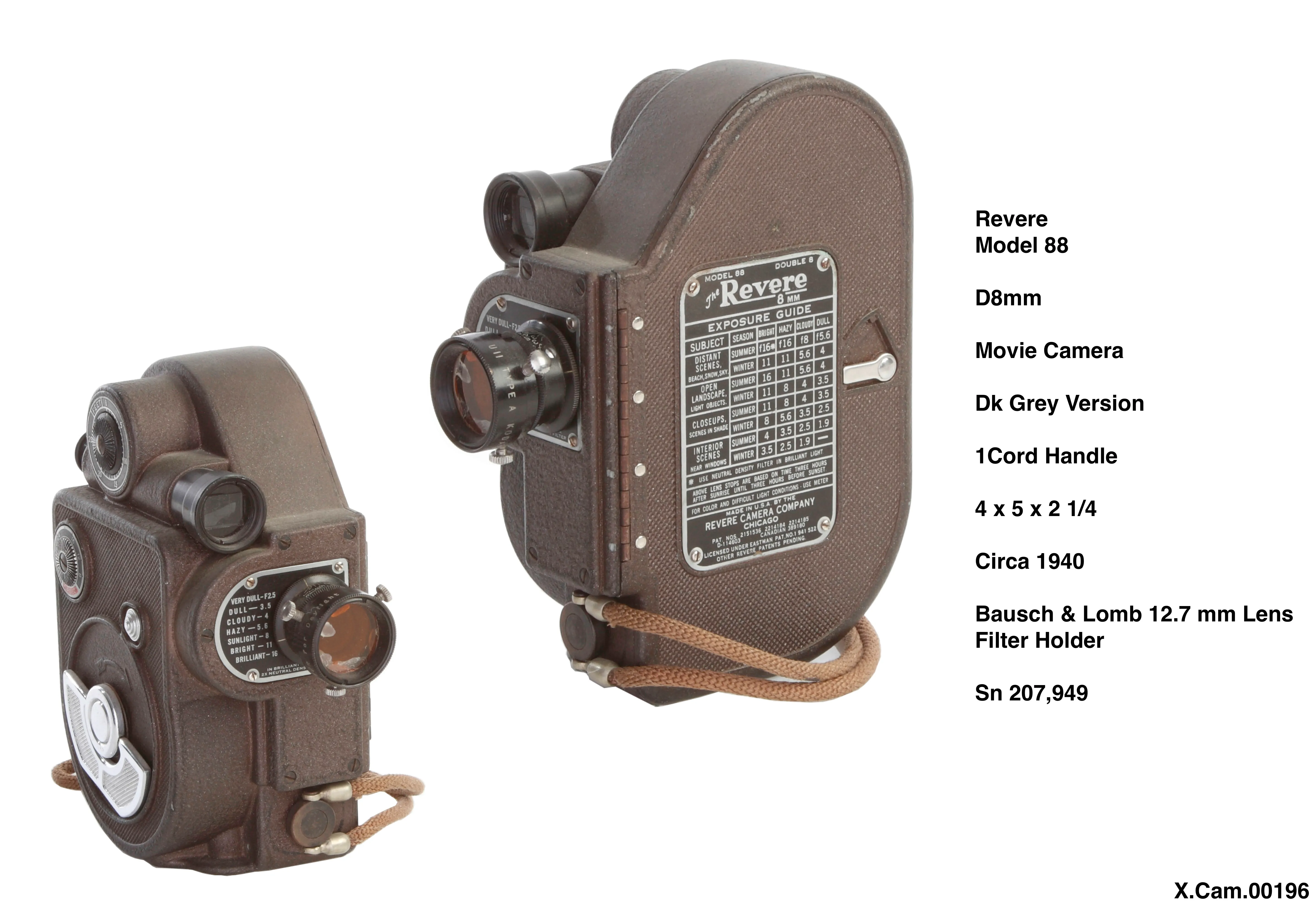 Revere Model 88 Dk Grey