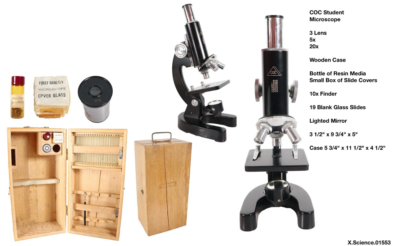 COC Student 3 Lens Microscope