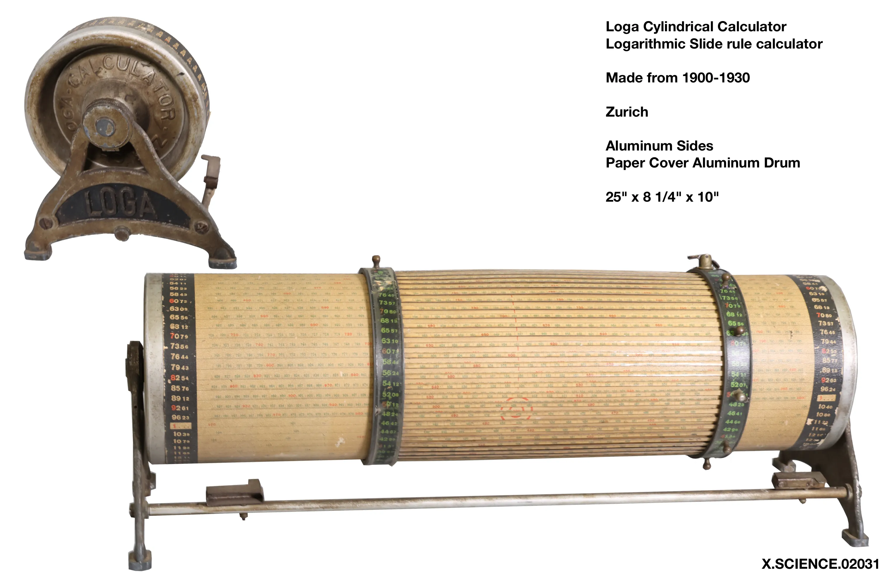 Loga Cyndrical Calculator