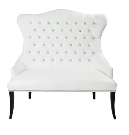 Event Loveseat |  Crystal Tufted | High Back *