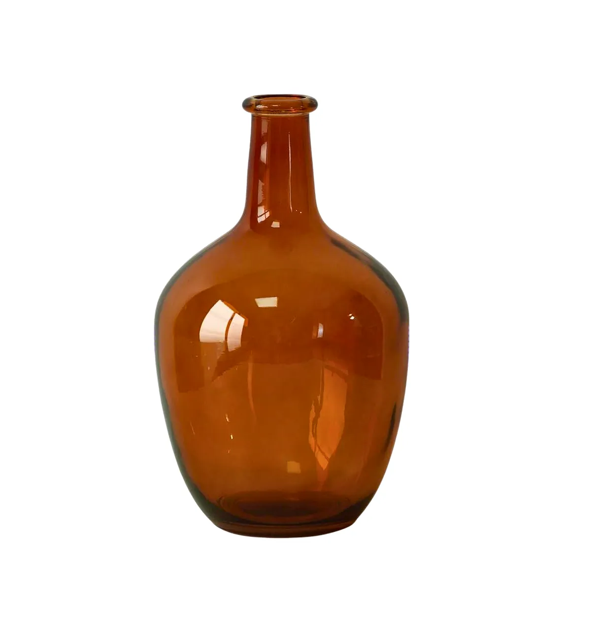 Amber Glass Vase