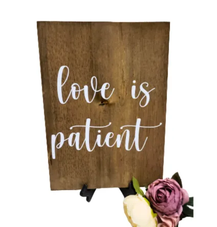 Sign | Rustic - 1 Corinthians 13 (Set of 10)