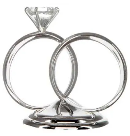 Diamond Ring Cake Topper