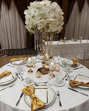 Gold Crystal Rainfall Stand 