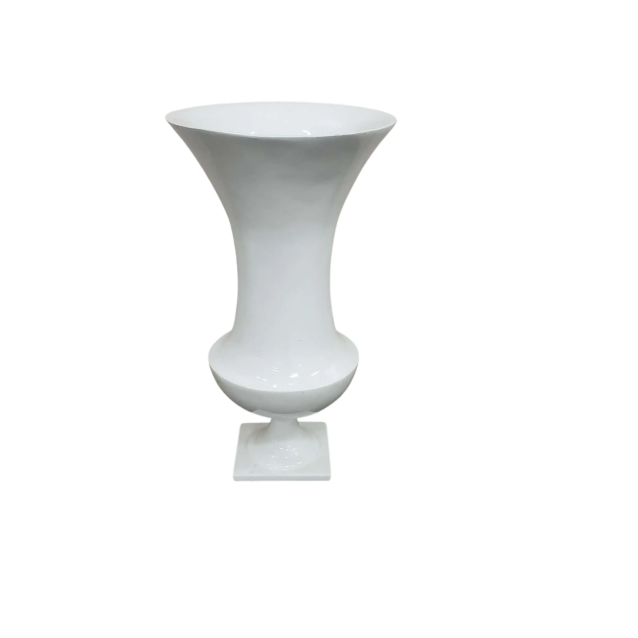 White Resin Floor Urn