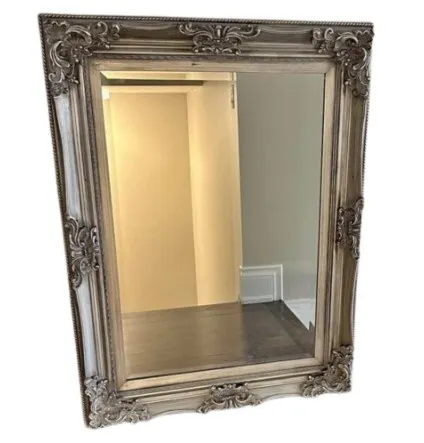 Silver Ornate Mirror