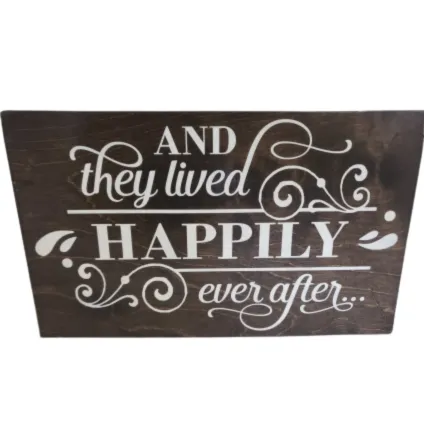 Sign | Rustic - Happily Ever After