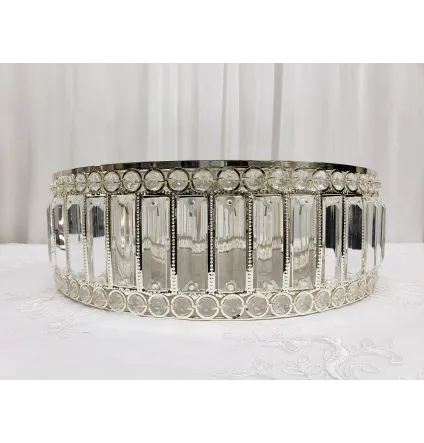 Round Crystal Cake Stand