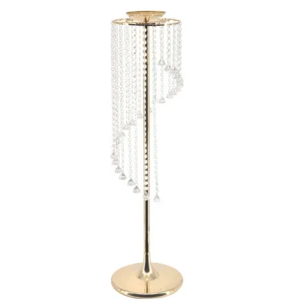 Gold Acrylic Floral Stand