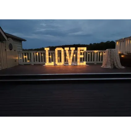 Love Letters w/ Edison Lights