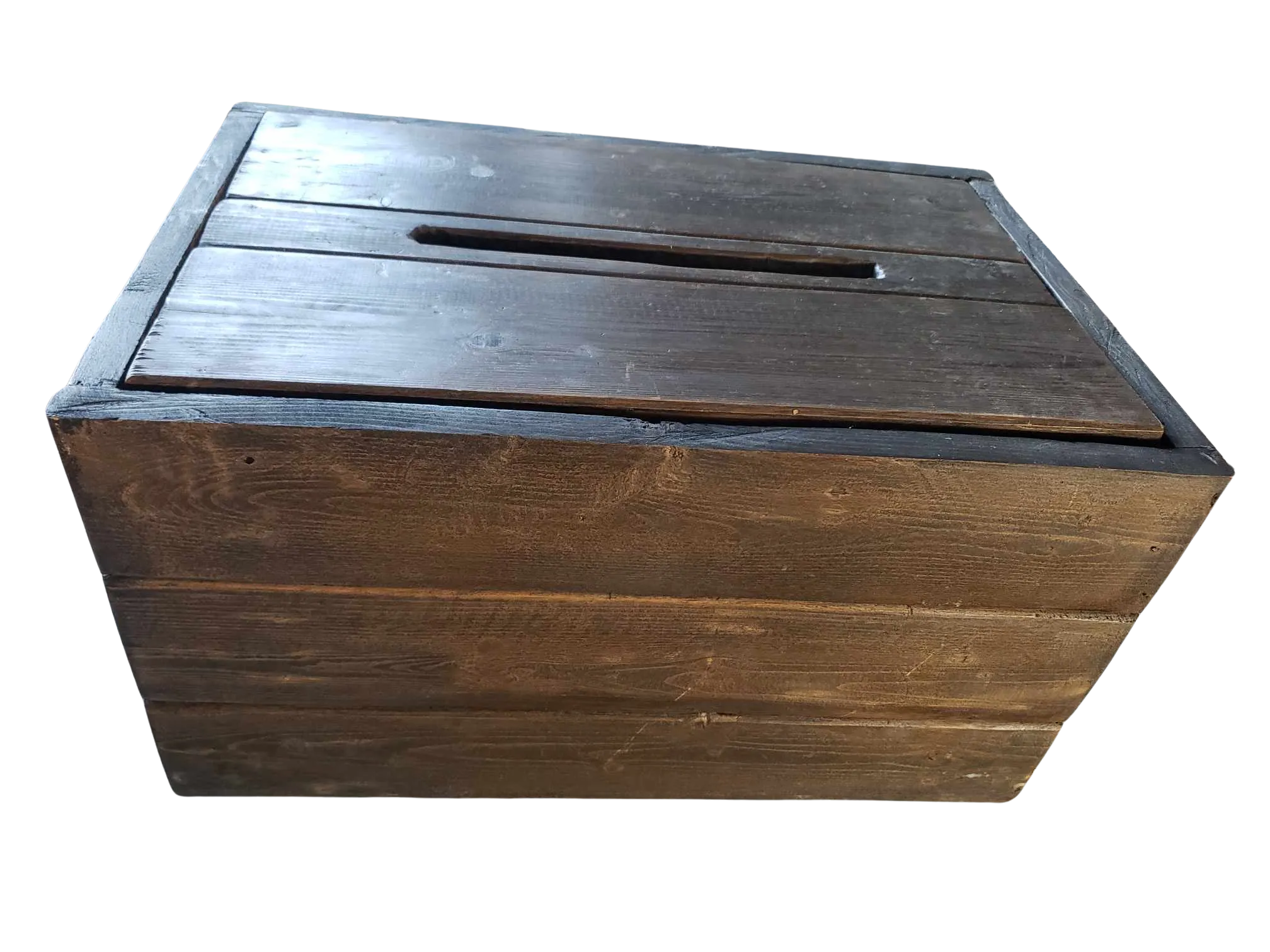 Wood Rectangle Card Box