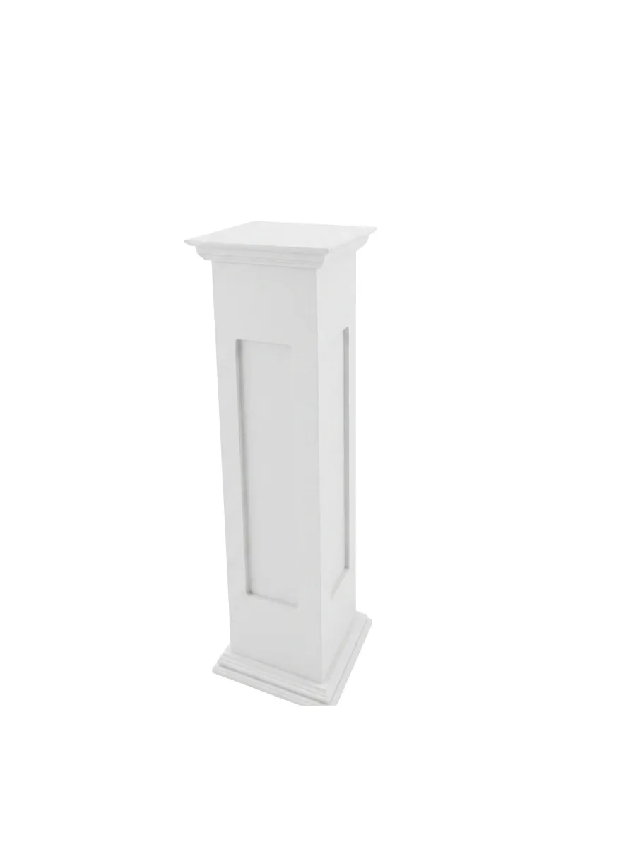 Wood Plinth (Classic) - White 