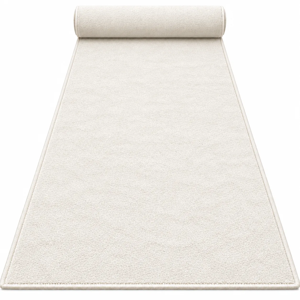 Natural White Carpet Aisle Runner