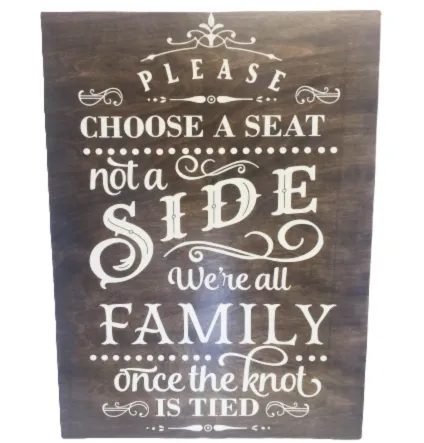 Sign | Rustic - Choose A Seat