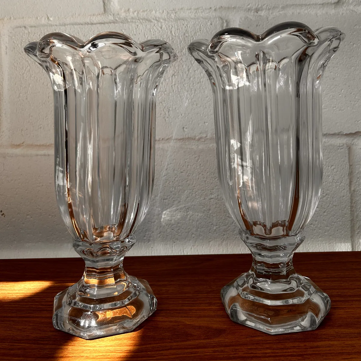 Vaso de vidro tulipa 30cm - 70779