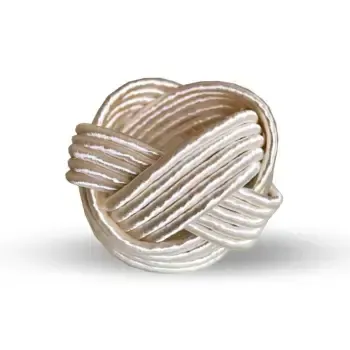 Porta Guardanapo Cordão Offwhite